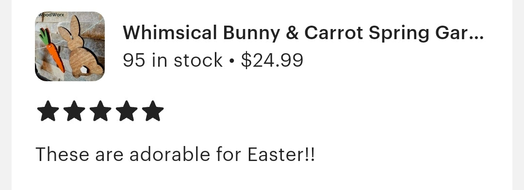 Whimsical Bunny & Carrot Spring Garland – Handmade Easter Decor in Vibrant Colors