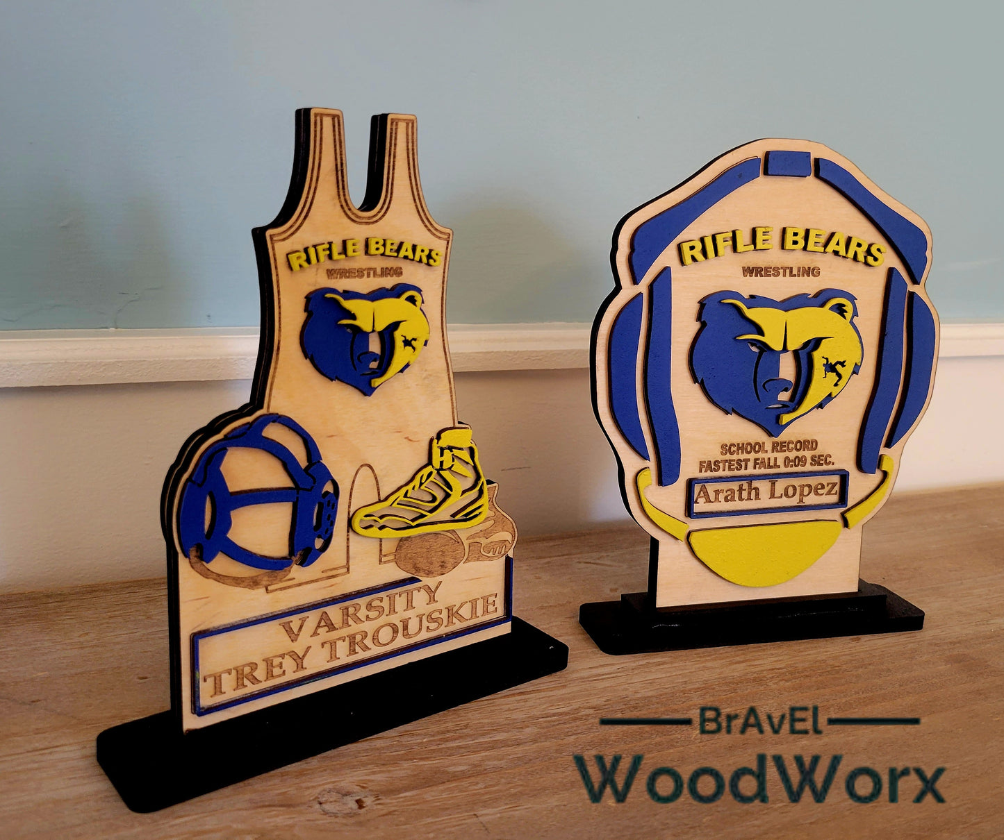 Golden Grappler: Youth Wrestling Singlet Trophy