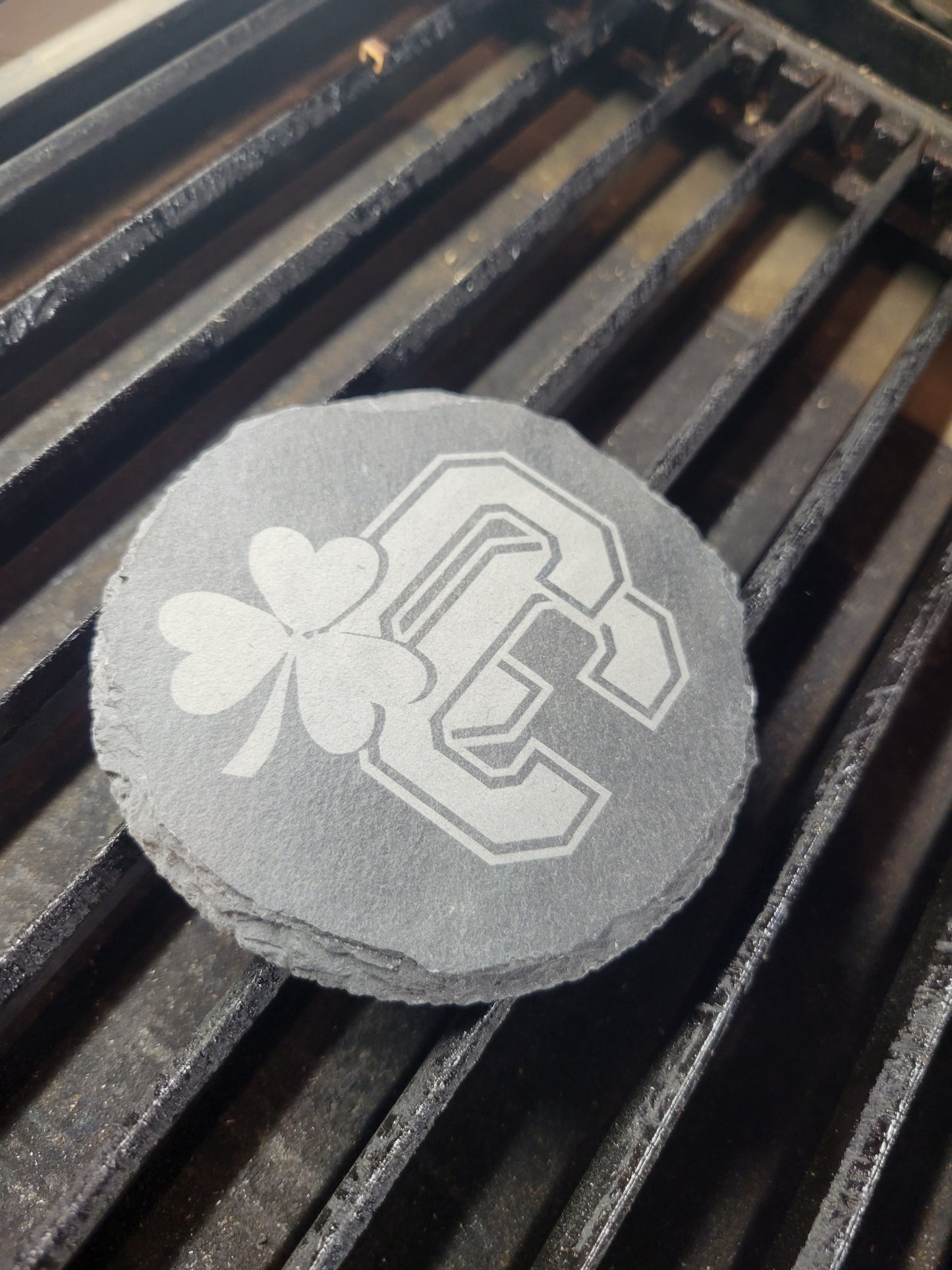 Custom Engraved Coasters – Personalized Wood or Slate 4" Size