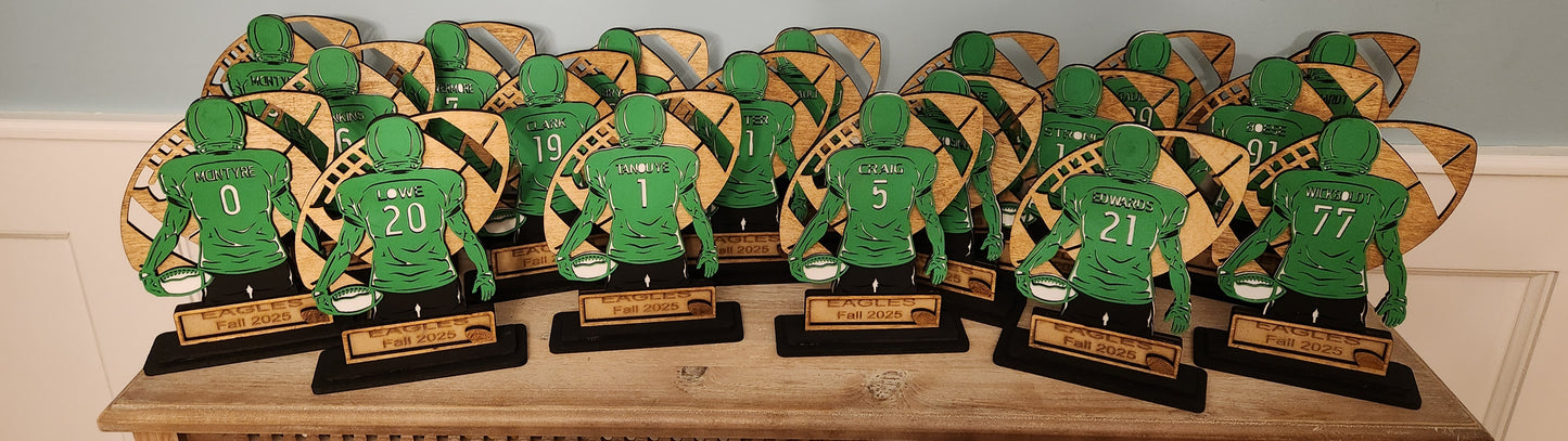 Premium Custom Youth Football Trophy – Personalized Team & Player Award