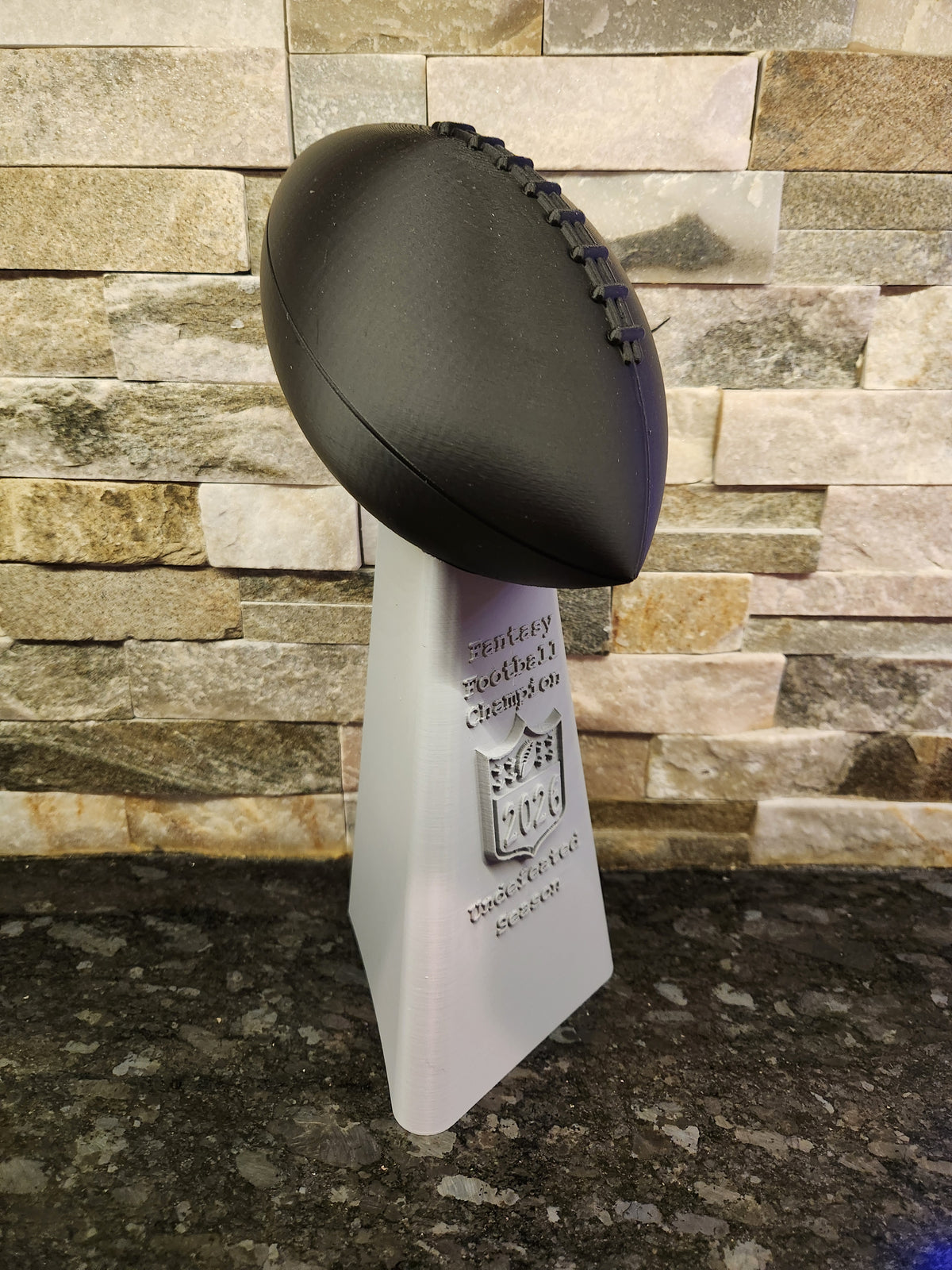 Custom Fantasy Football Trophy – Personalized Engraved Champion Award for League Winners