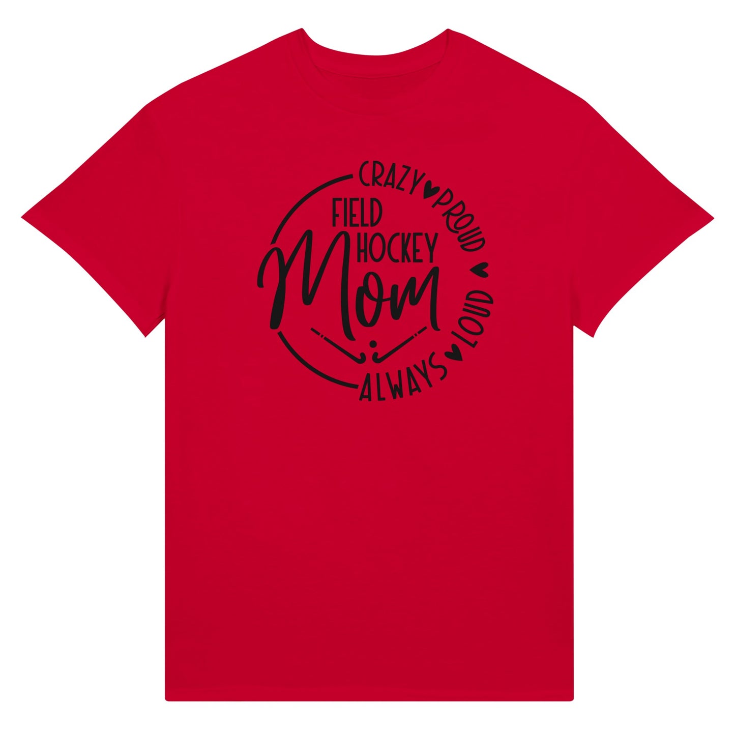 Field Hockey Mom Ultra Cotton Unisex Crewneck T-shirt | Gildan 2000