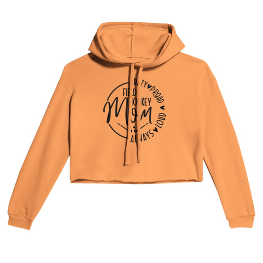 Field Hockey Mom Women's Cropped Hoodie | Bella + Canvas 7502