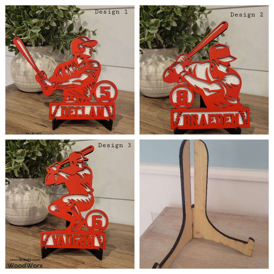 Youth Baseball Team/Player Gift Trophy Memorabilia - Stand