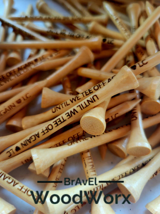 Personalized Golf Tees – Custom Engraved for Players, Teams & Events