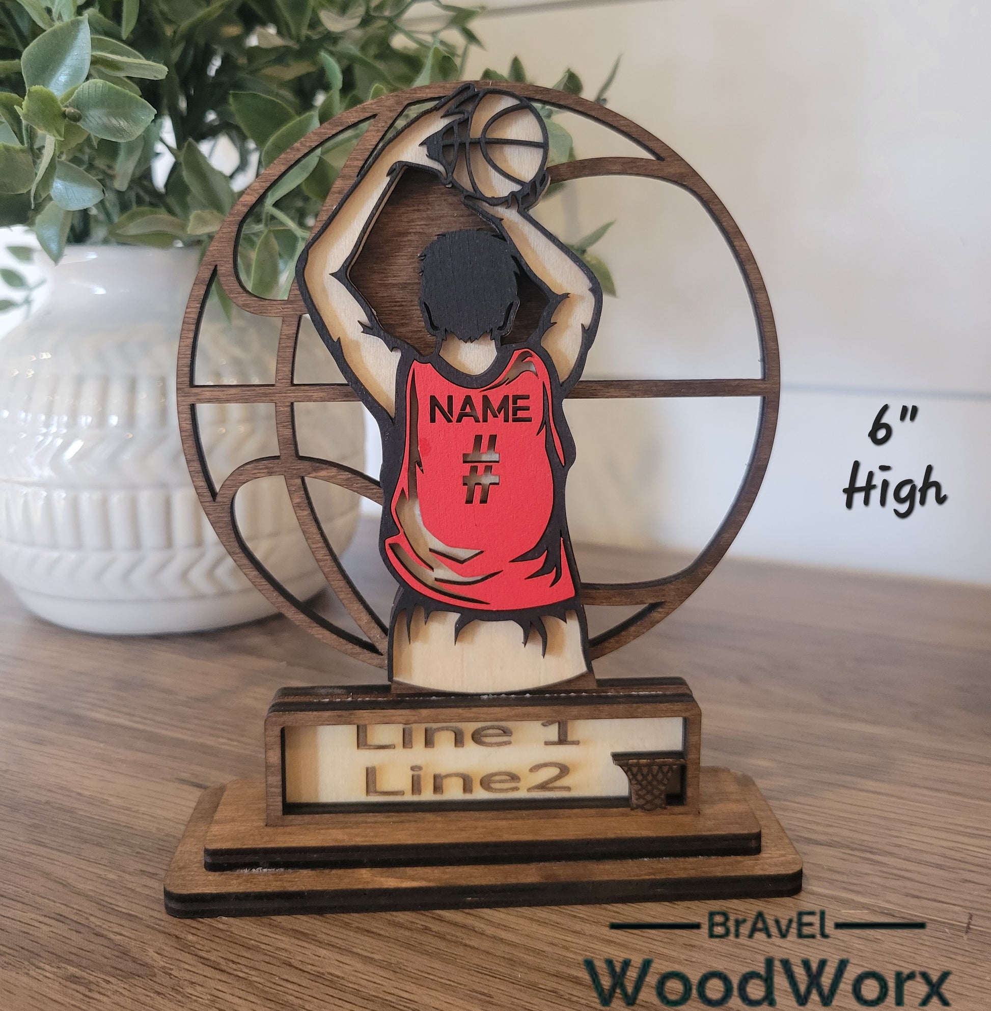 Personalized Basketball Team/Player Trophy Award