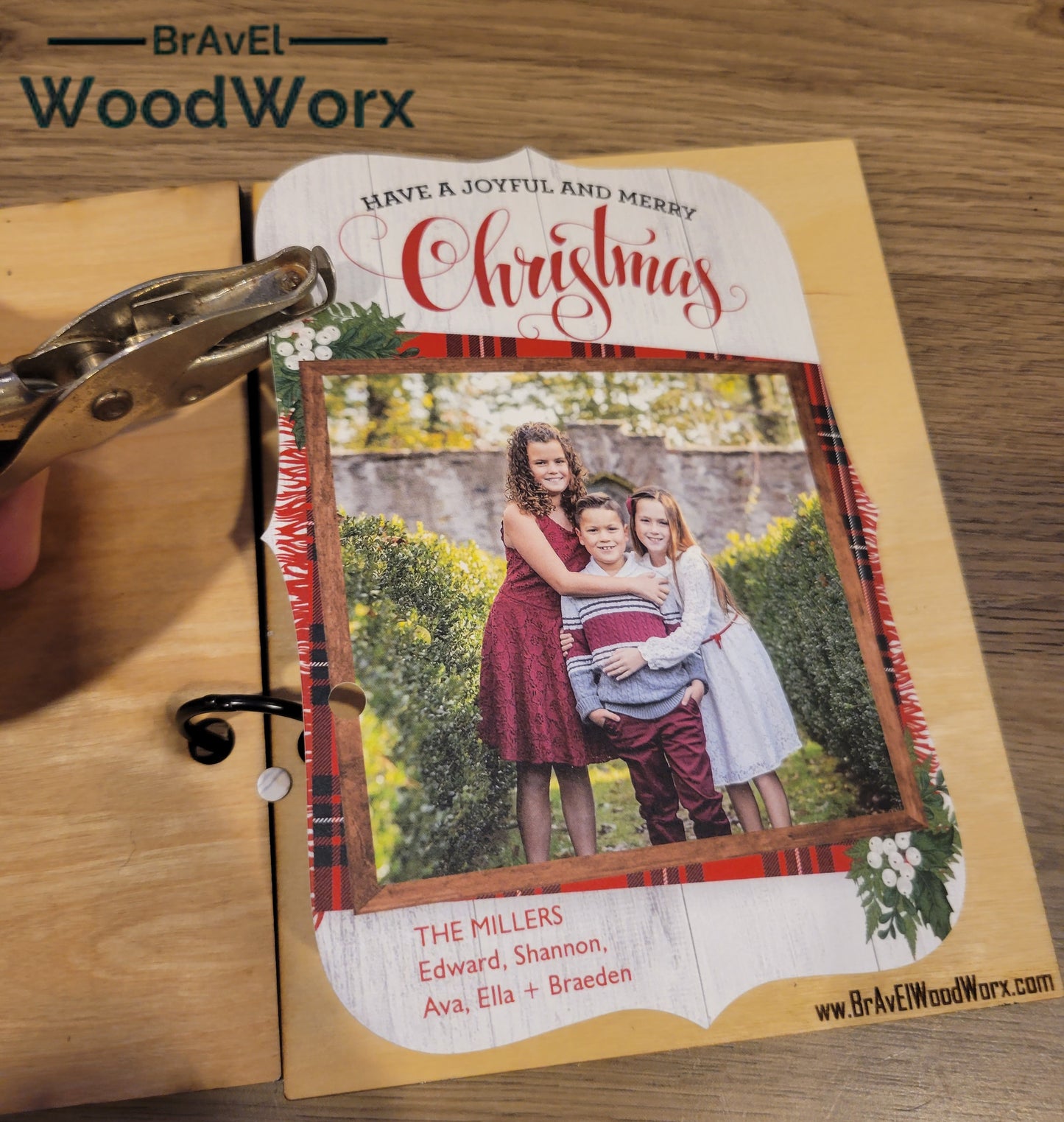 Cherished Moments: Personalized Holiday Card Keepers