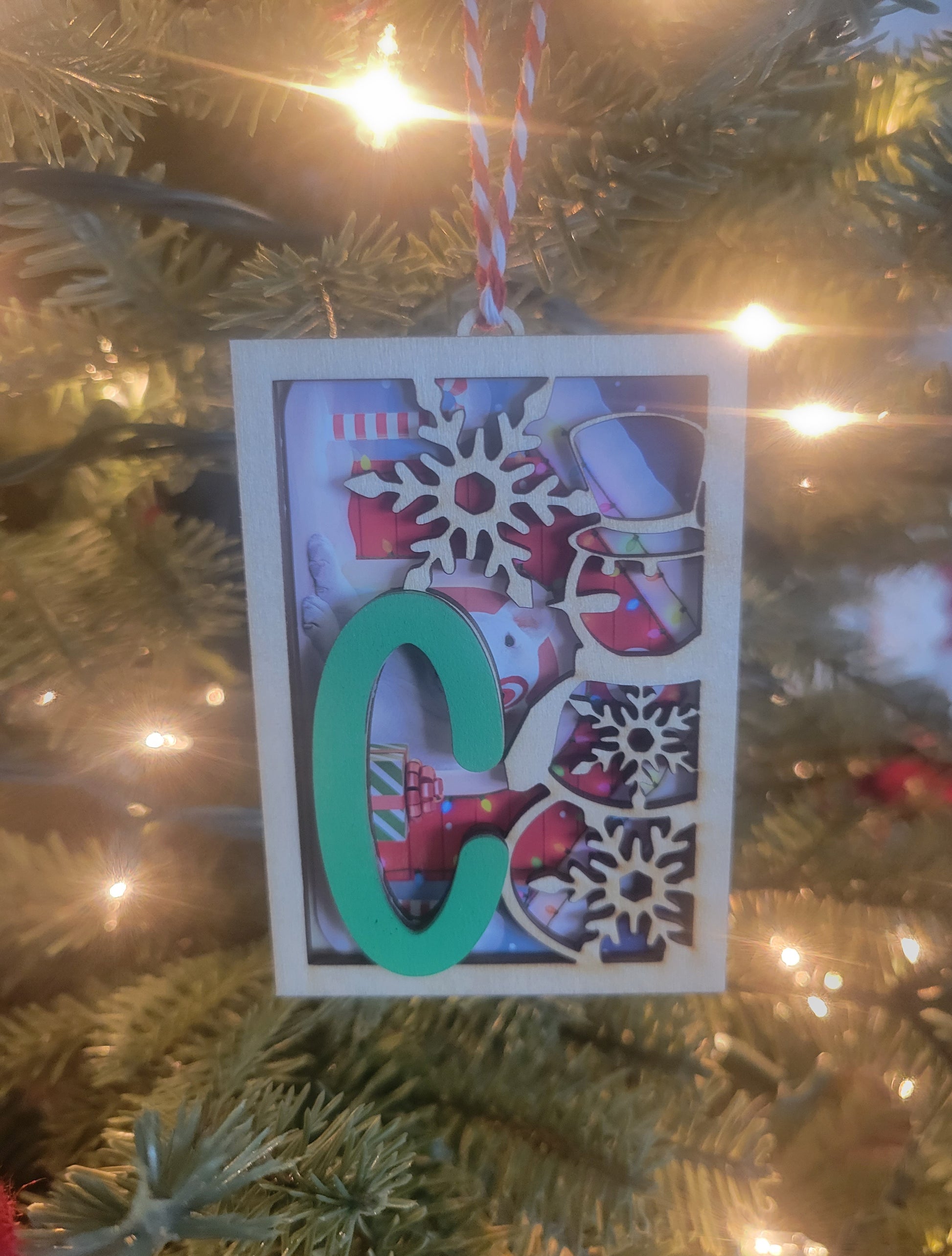 Personalized Holiday Gift Card Tree Ornament – Custom Keepsake for Every Occasion