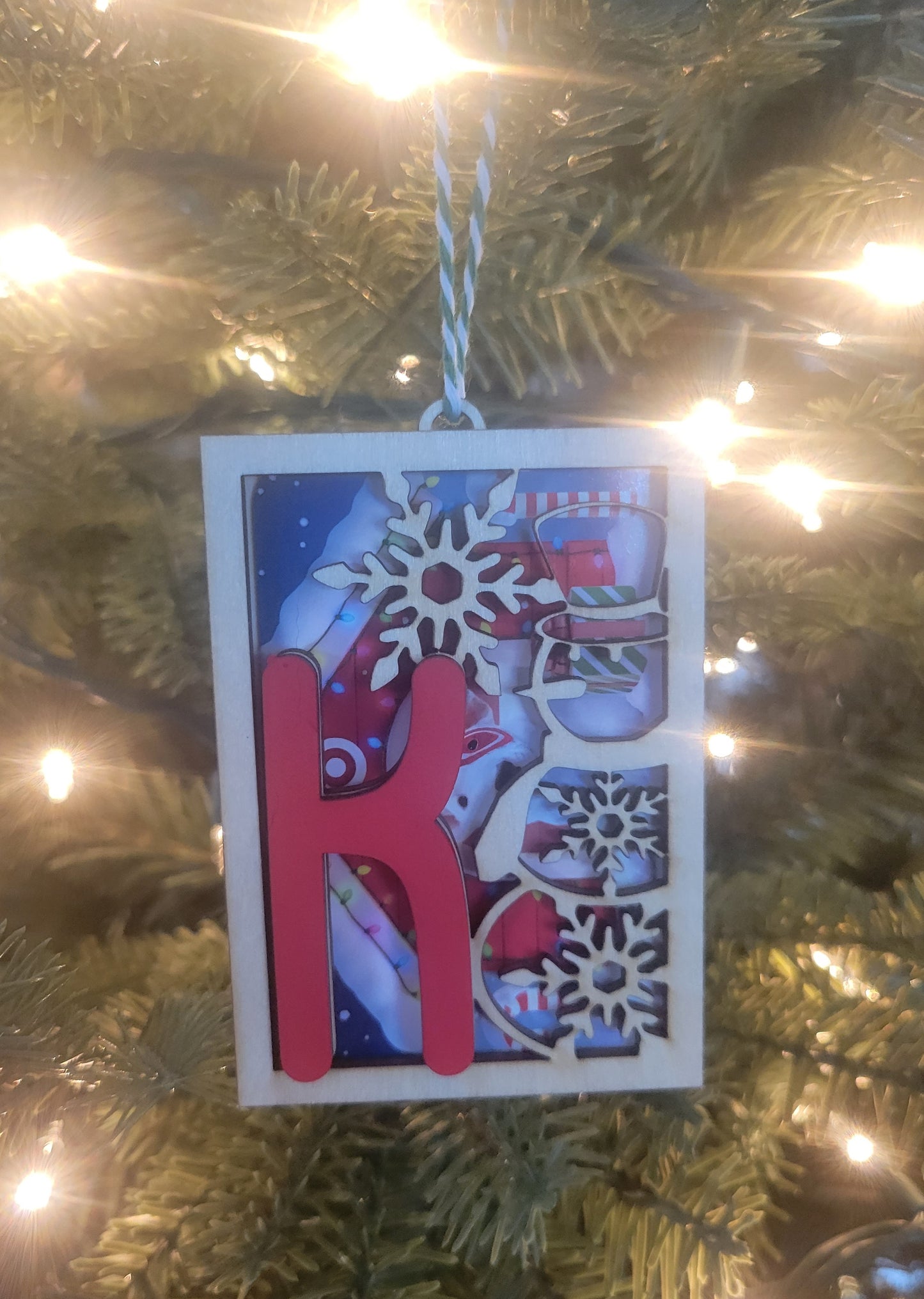 Personalized Holiday Gift Card Tree Ornament – Custom Keepsake for Every Occasion