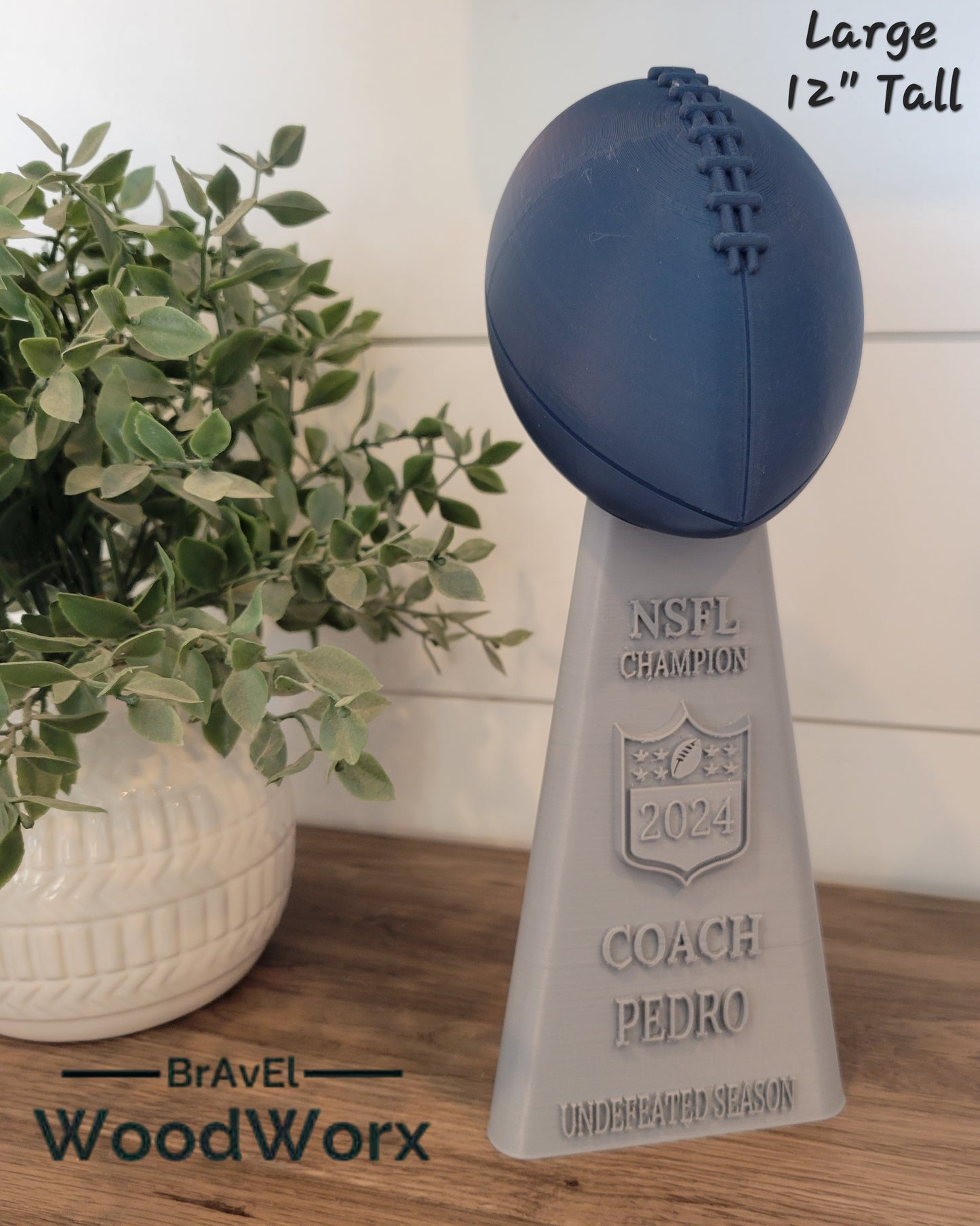 Custom Fantasy Football Trophy - Personalized Championship Award