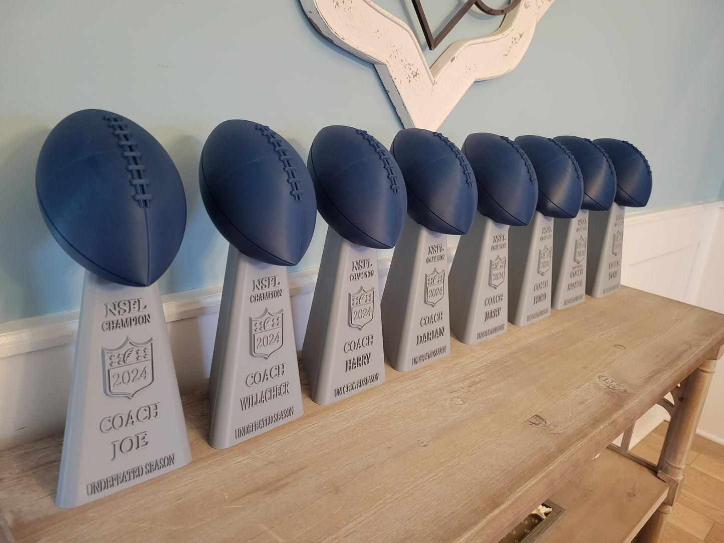 Custom Fantasy Football Trophy - Personalized Championship Award