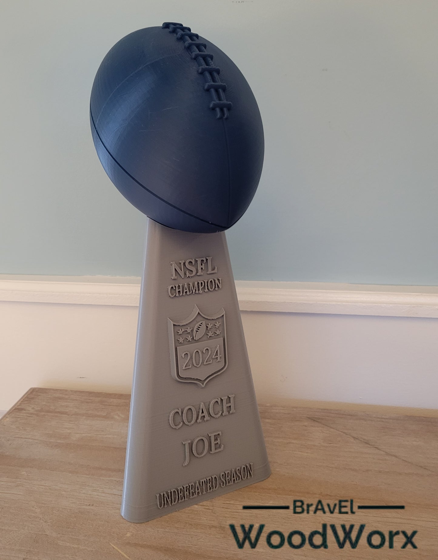 Custom Fantasy Football Trophy - Personalized Championship Award