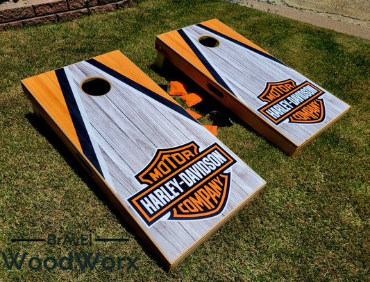 Harley Cornhole Sets by BrAvEl WoodWorx