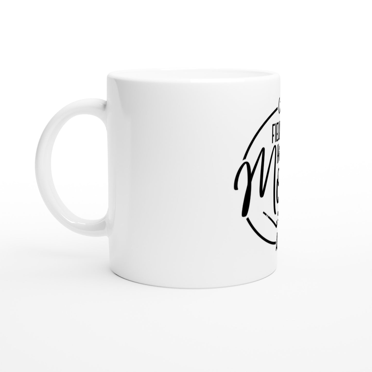 Field Hockey Mom White 11oz Ceramic Mug