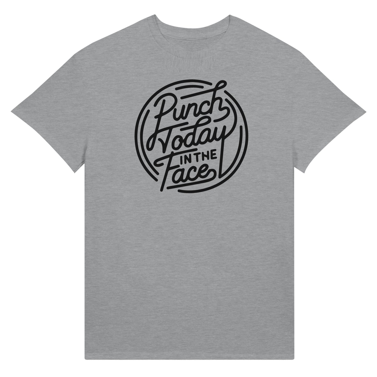 Punch Today in the Face 2 Ultra Cotton Unisex Crewneck T-shirt | Gildan 2000