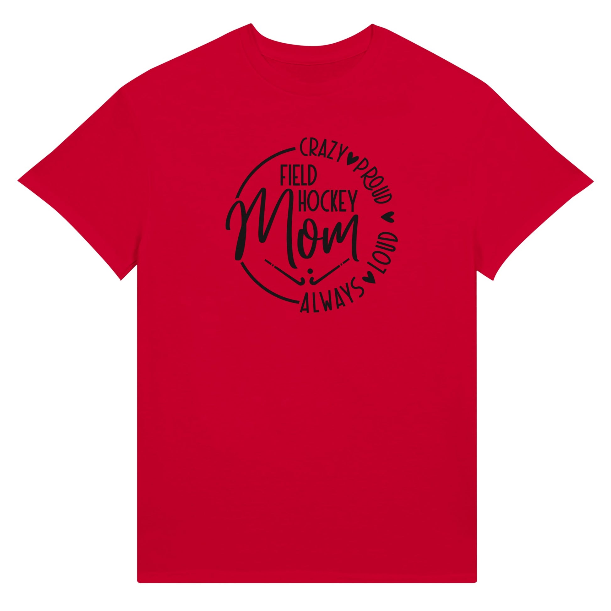 Field Hockey Mom Ultra Cotton Unisex Crewneck T-shirt | Gildan 2000