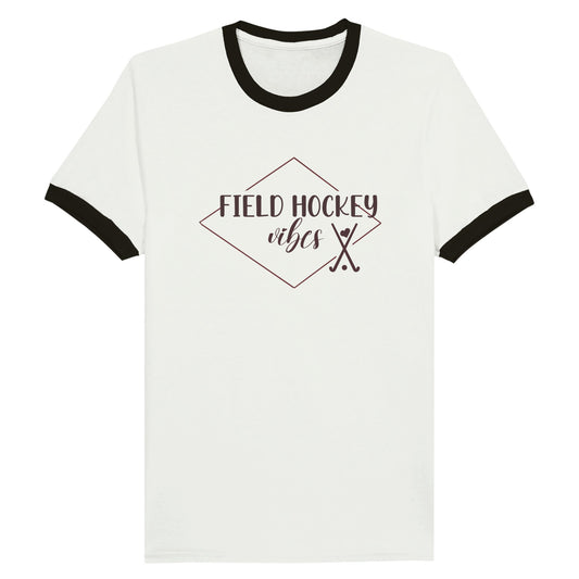 Field Hockey Vibes Unisex Ringer T-shirt