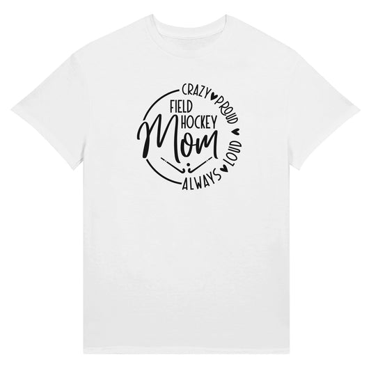 Field Hockey Mom Ultra Cotton Unisex Crewneck T-shirt | Gildan 2000