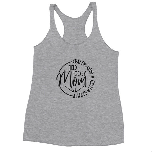 Field Hockey Mom Women's Racerback Tank Top | Next Level 6733