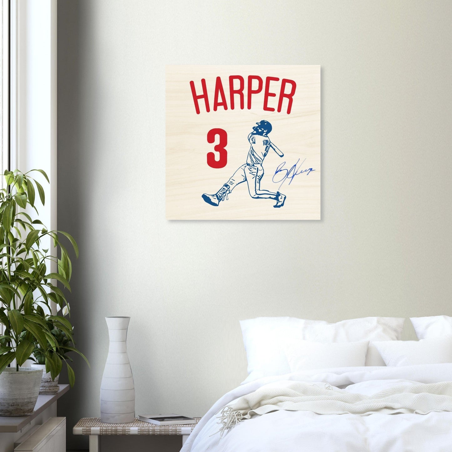 Bryce Harper Wood Print