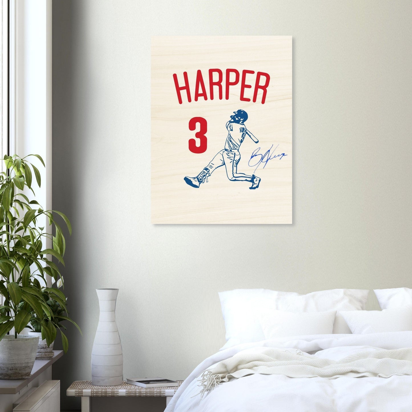 Bryce Harper Wood Print