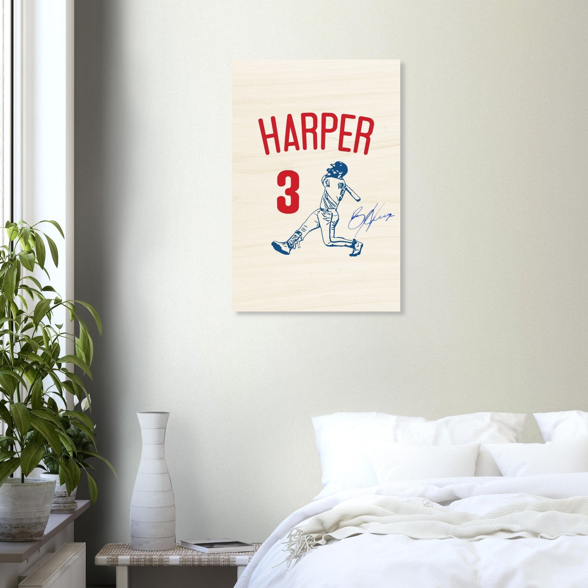 Bryce Harper Wood Print