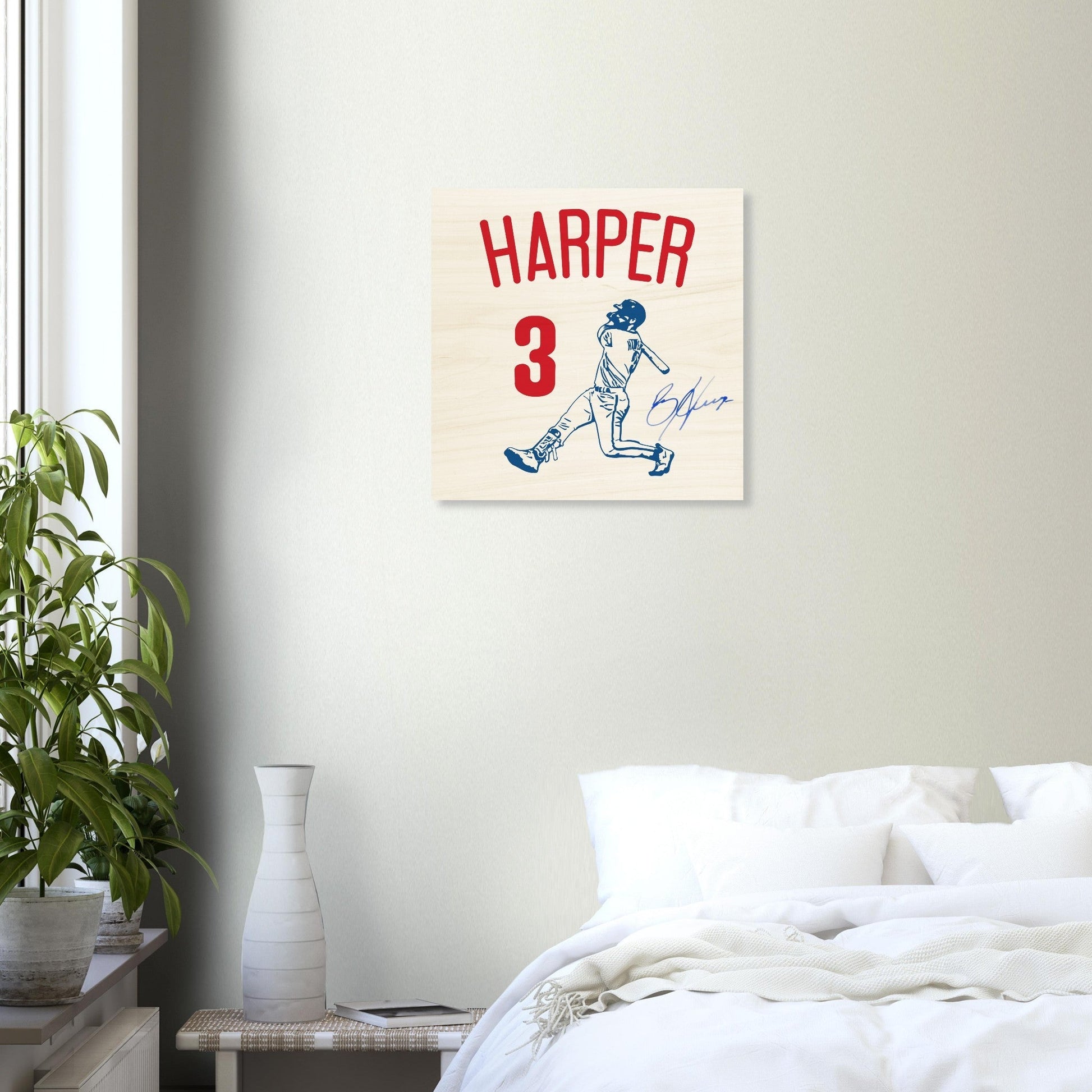 Bryce Harper Wood Print