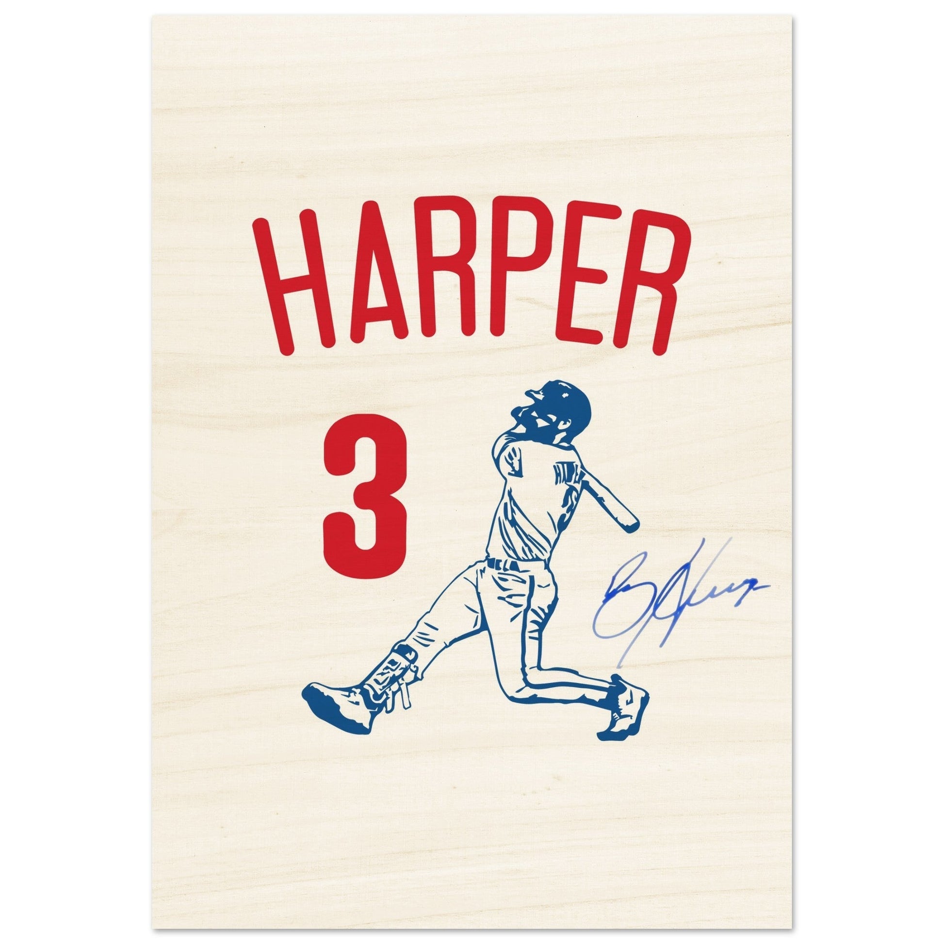 Bryce Harper Wood Print