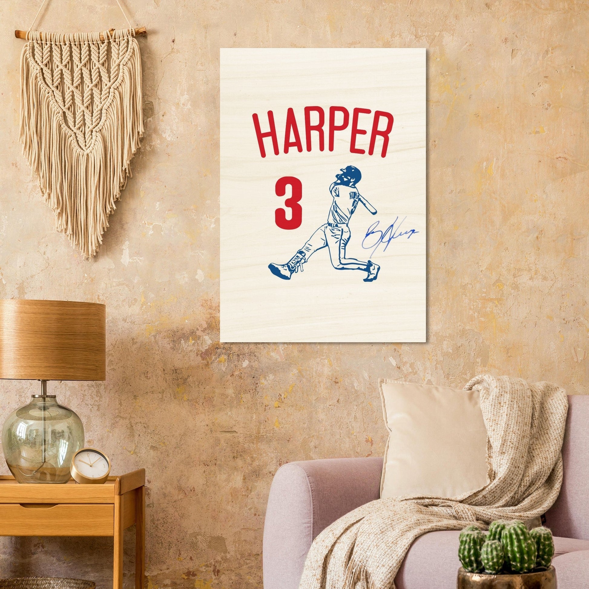 Bryce Harper Wood Print