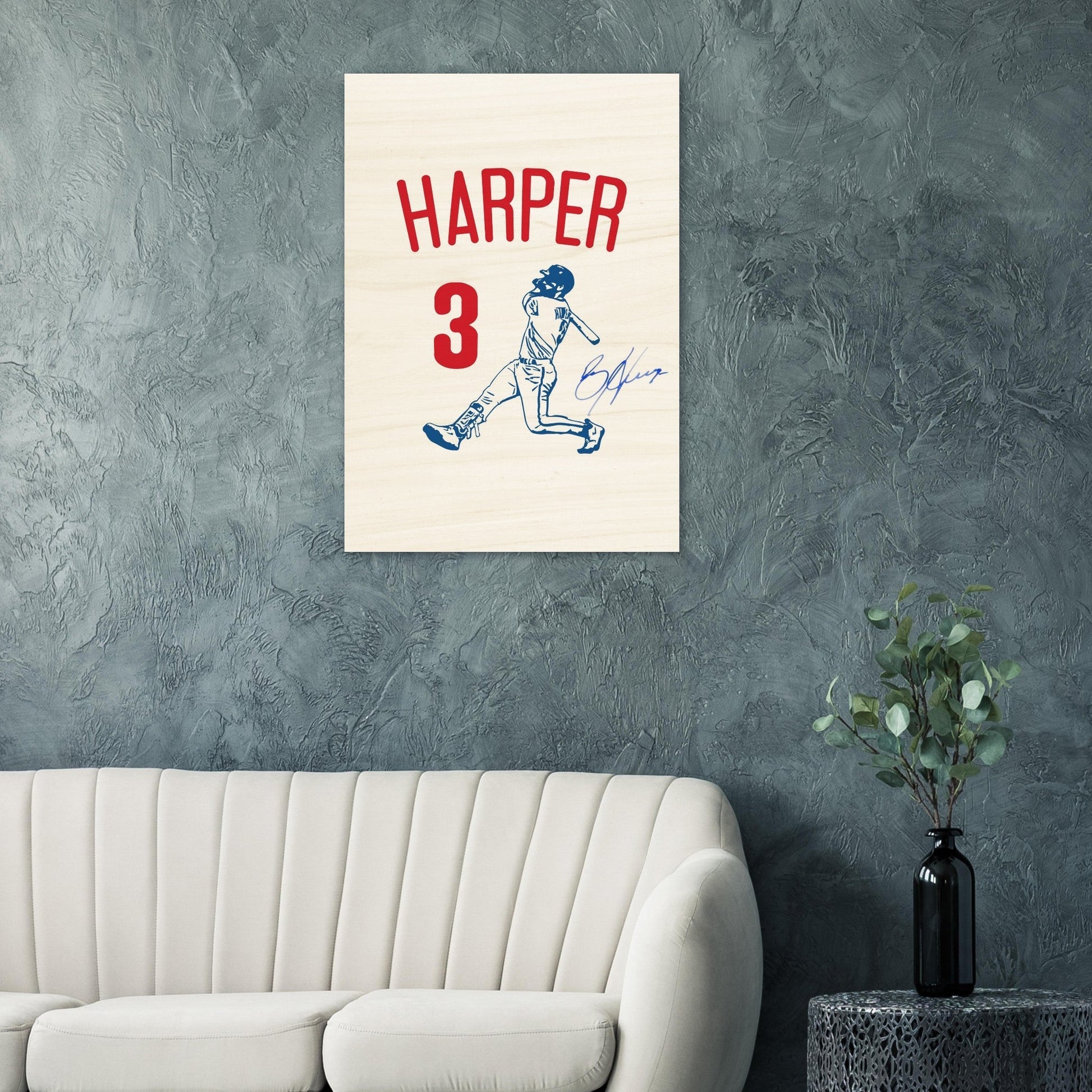 Bryce Harper Wood Print