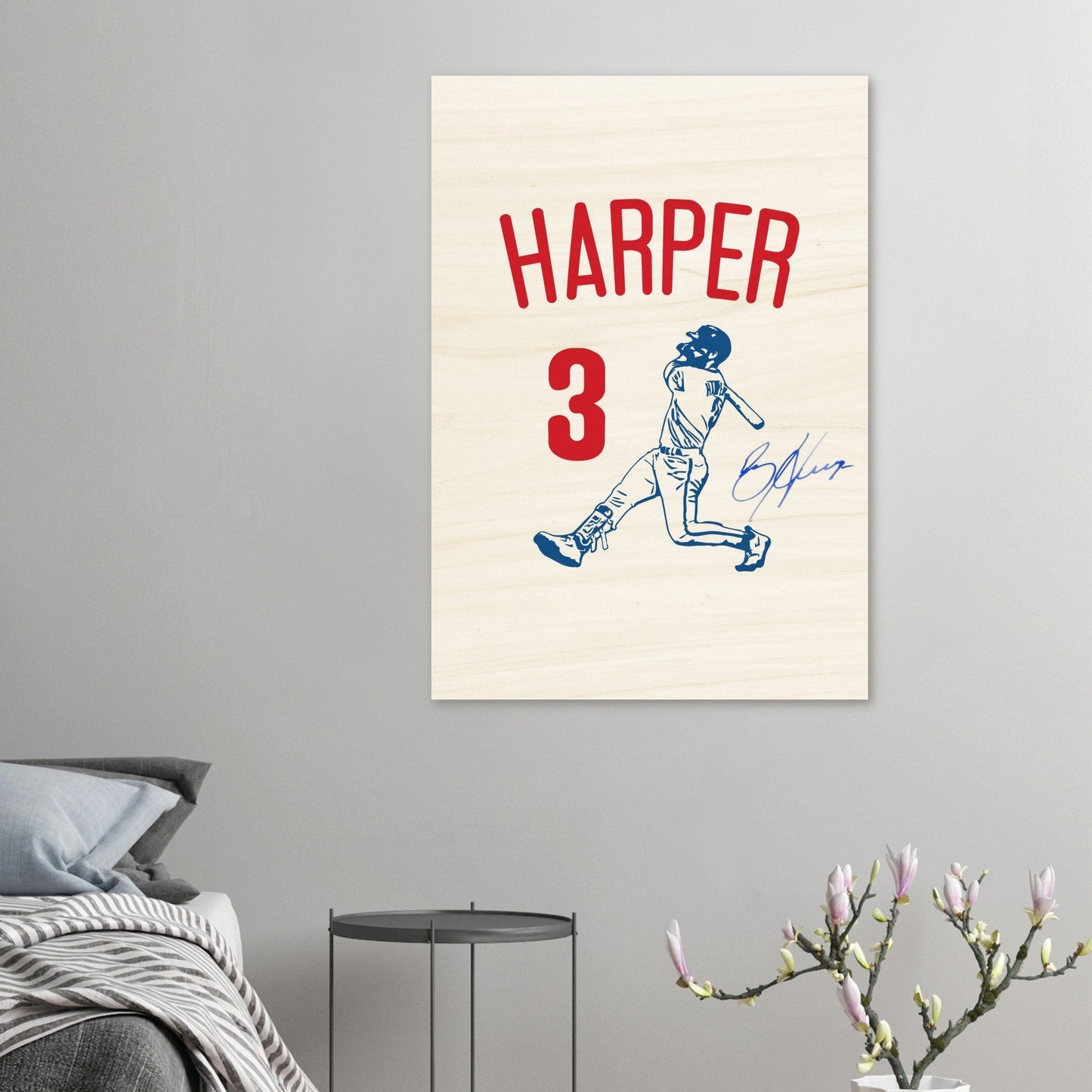 Bryce Harper Wood Print