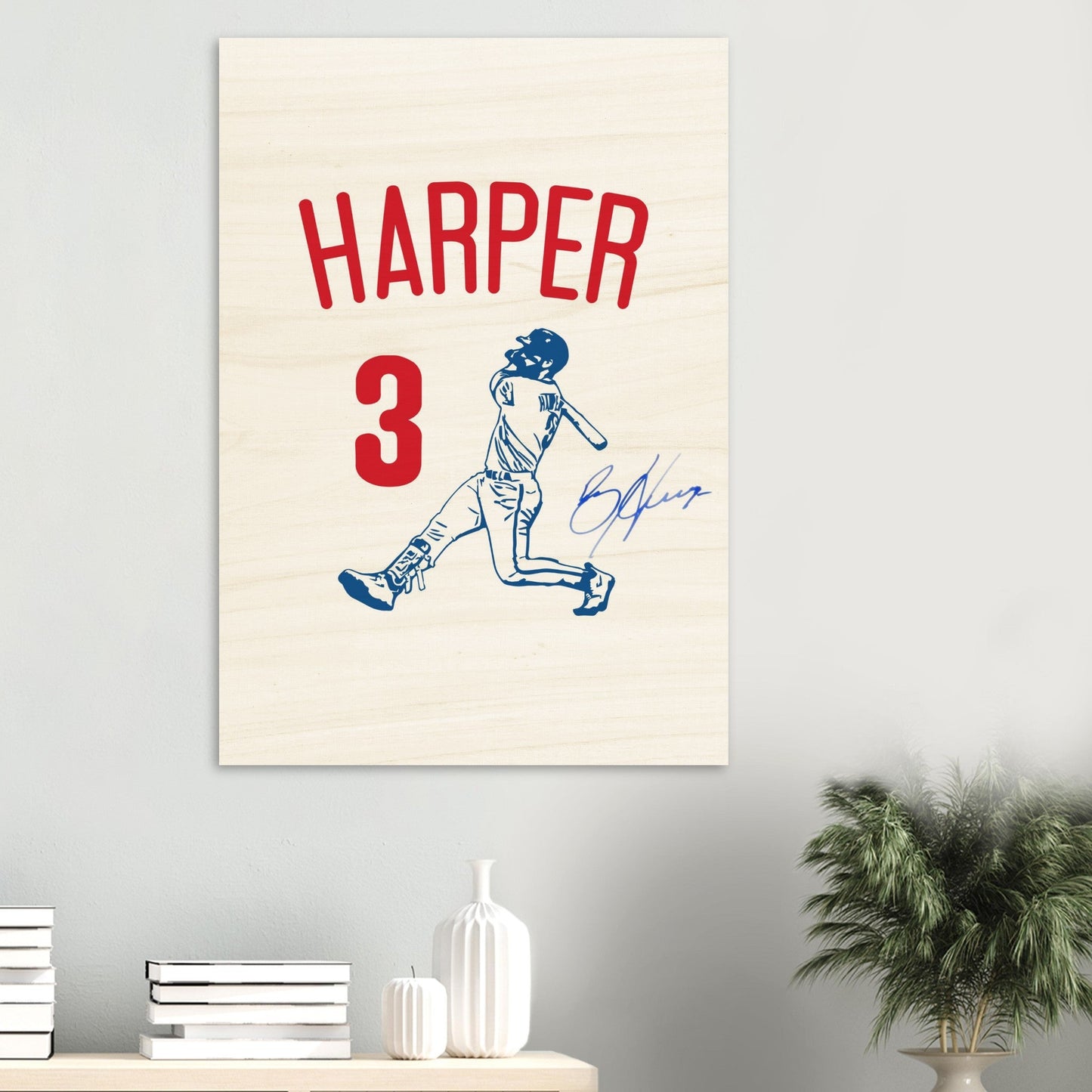 Bryce Harper Wood Print