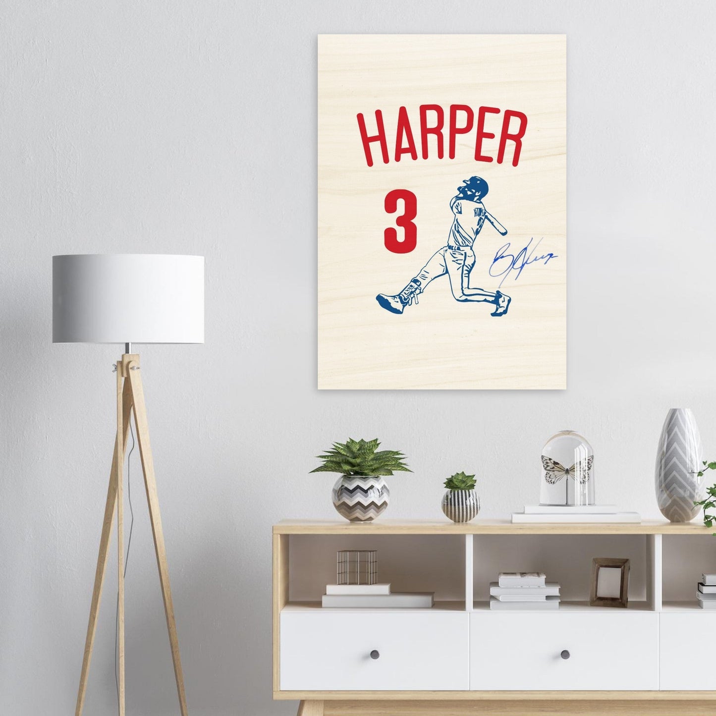 Bryce Harper Wood Print