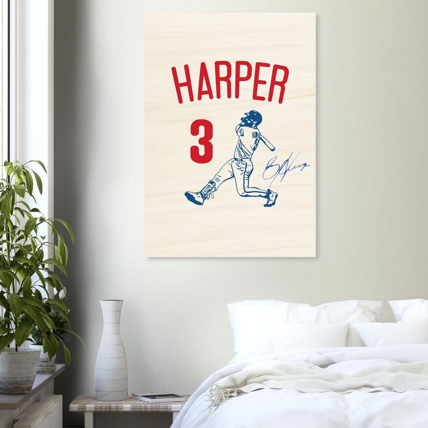 Bryce Harper Wood Print