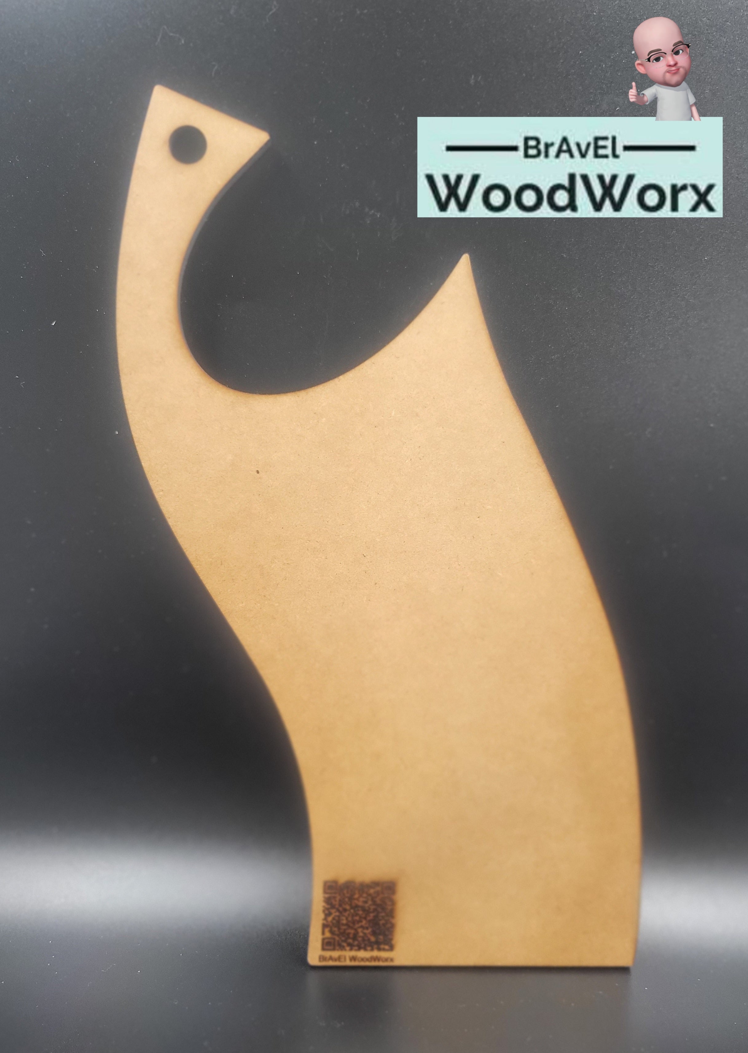 Curved Paddle Router Template – BrAvEl WoodWorx