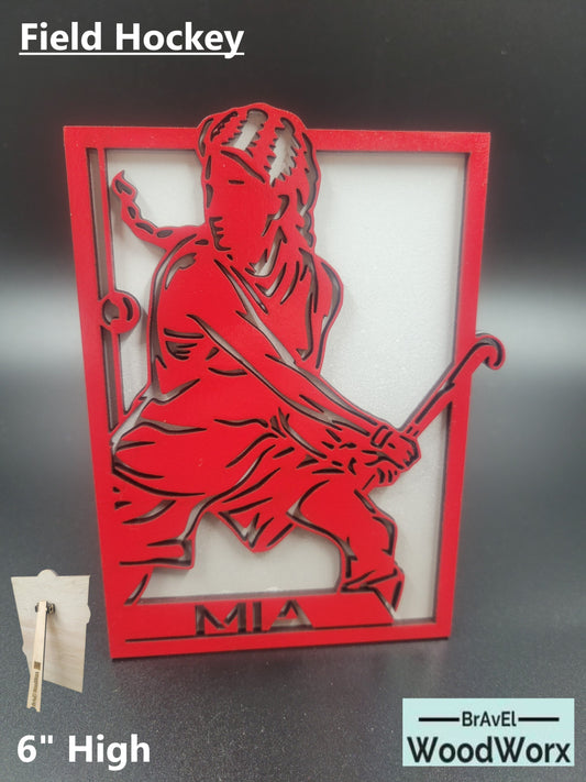 Field Hockey Team/Player Gift Trophy Memorabilia - Additional Designs