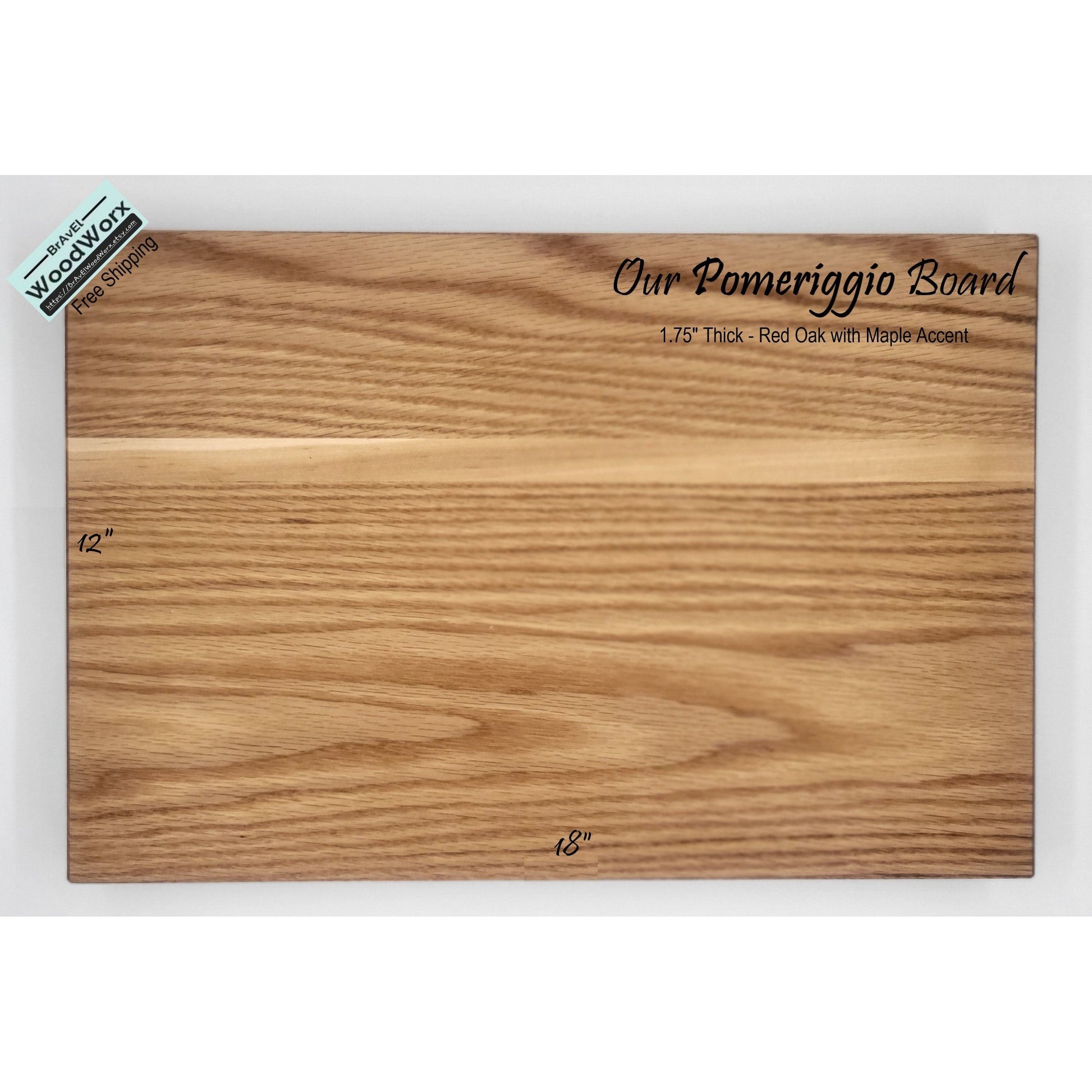 Personalized Hardwood Charcuterie Board - Pomeriggio