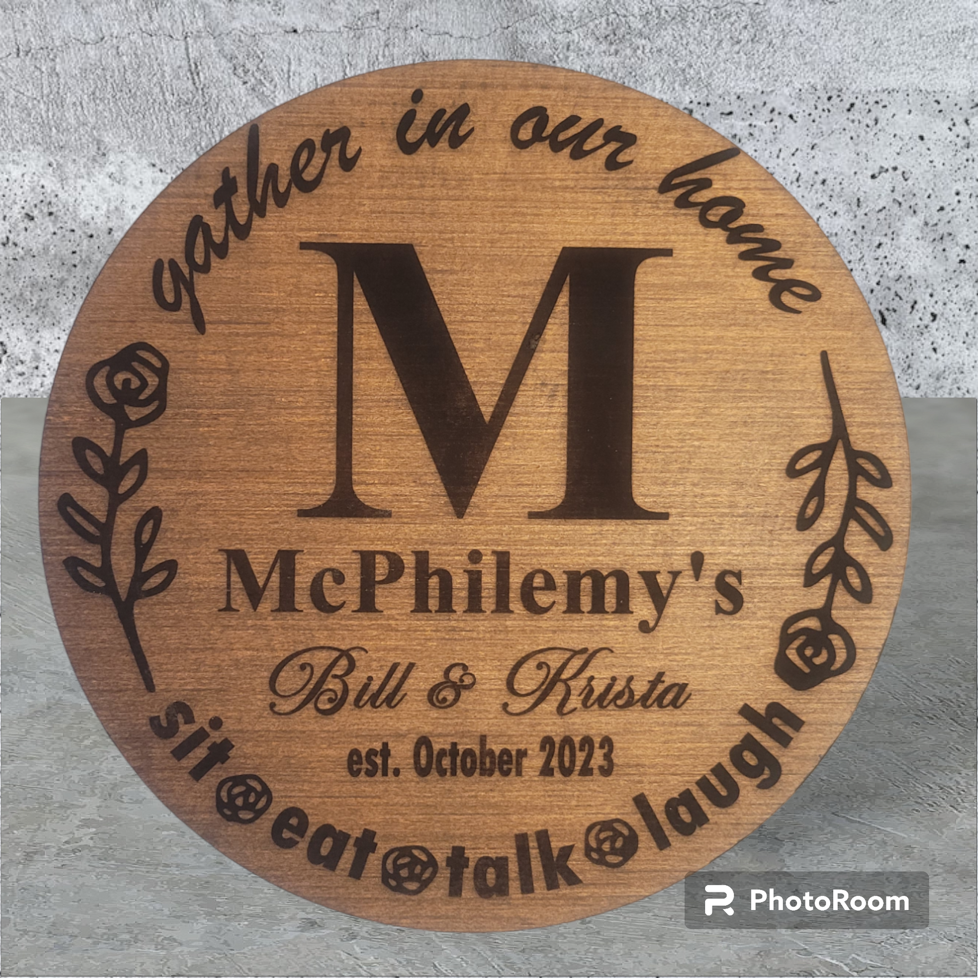 Personalized Wood Sign