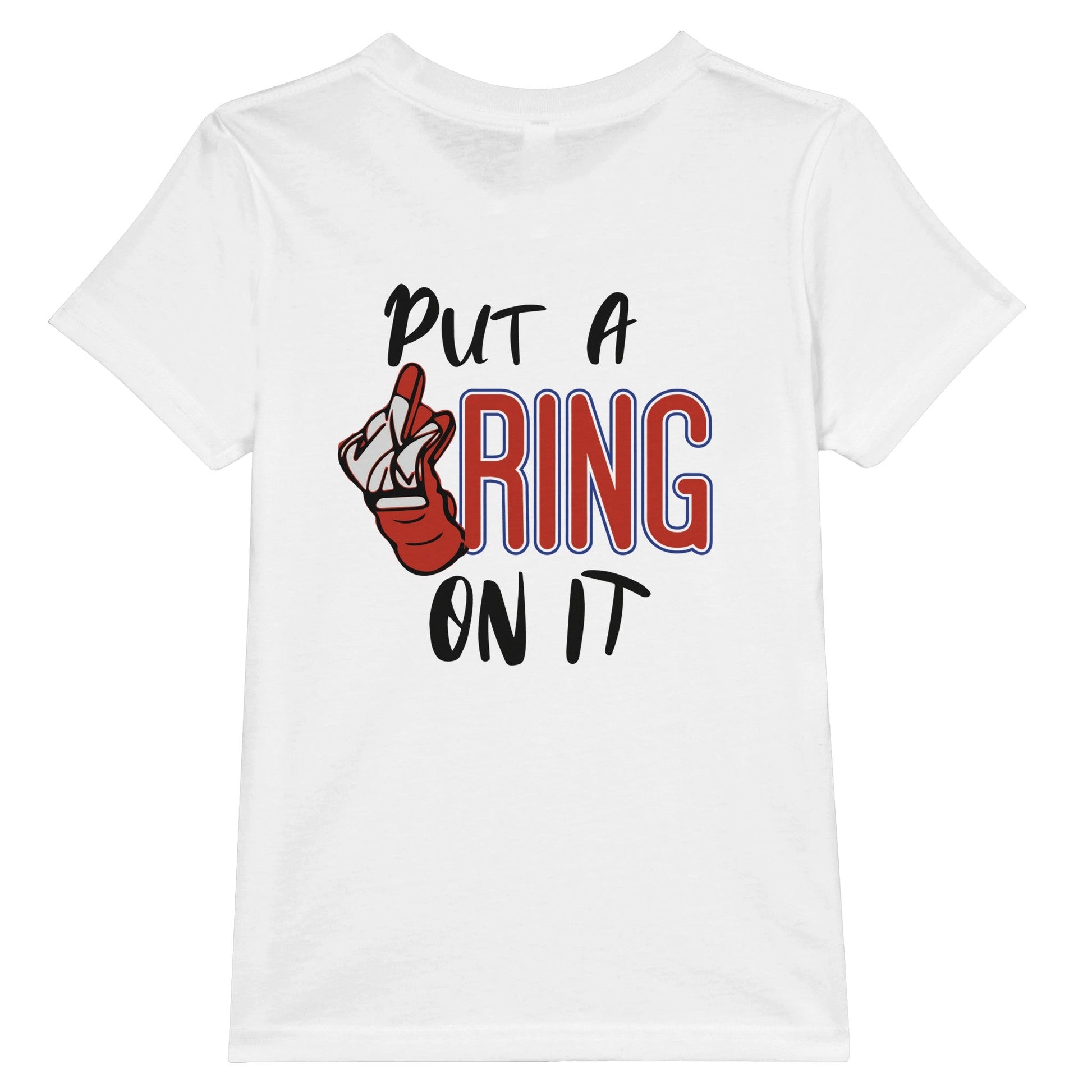 Philadelphia Phillies: Put a Ring on It Tee - Celebrate Victory in Style! - Premium Kids Crewneck T-shirt