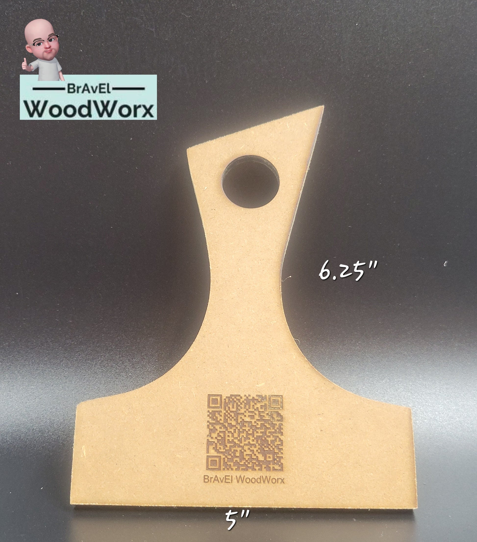 Point Handle Router Template – BrAvEl WoodWorx