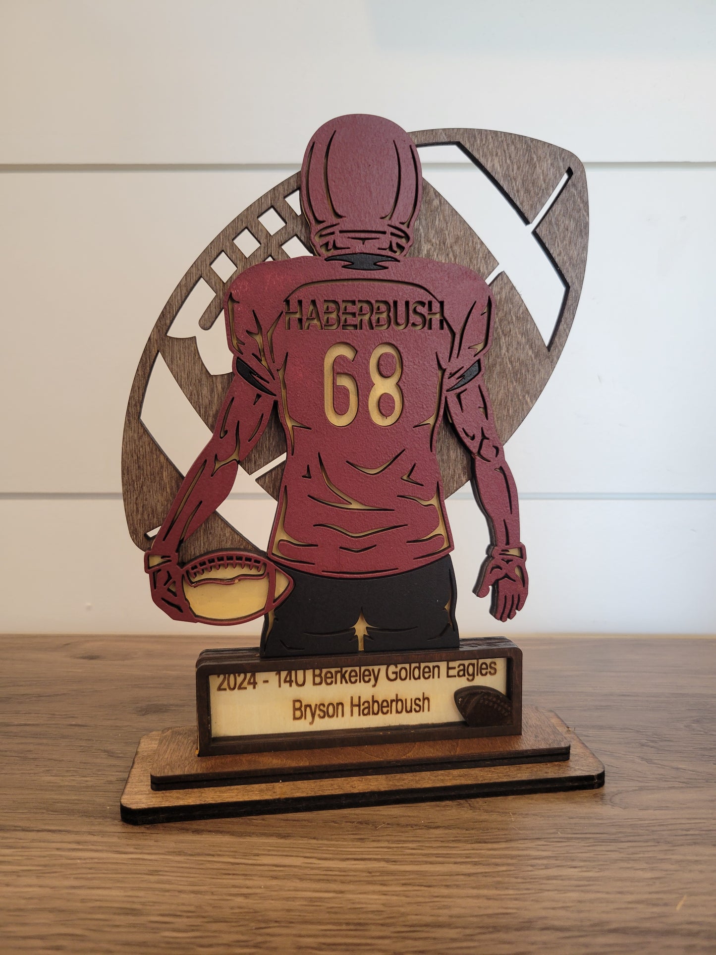 Premium Custom Youth Football Trophy – Personalized Team & Player Award