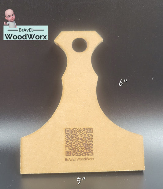 Sward Handle Router Template