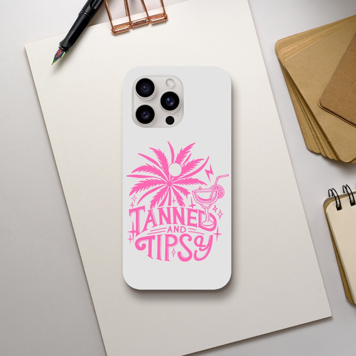 Tanned & Tipsy Tough case