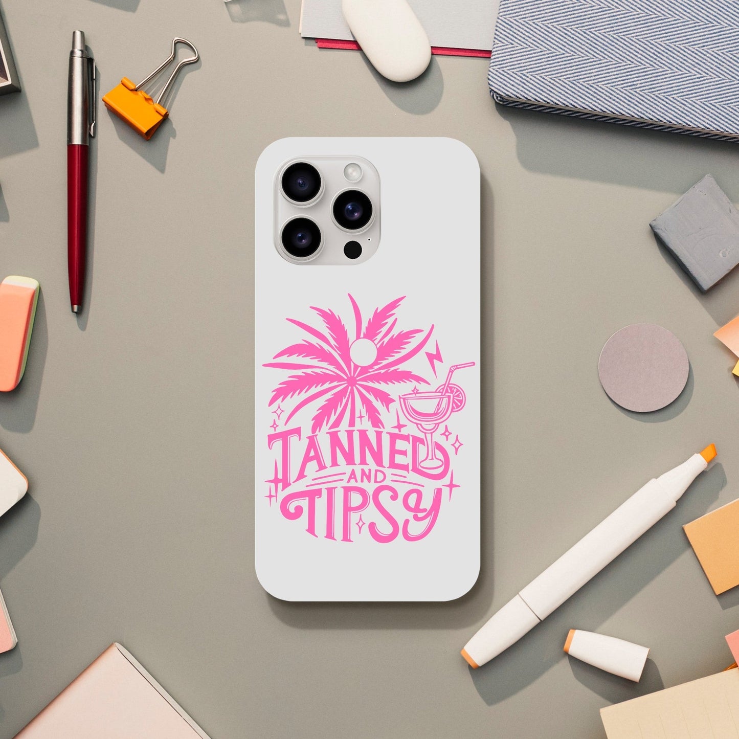 Tanned & Tipsy Tough case