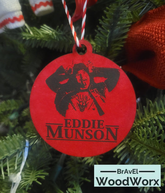 Upside Down Memories: Eddie Munson Stranger Things Ornament