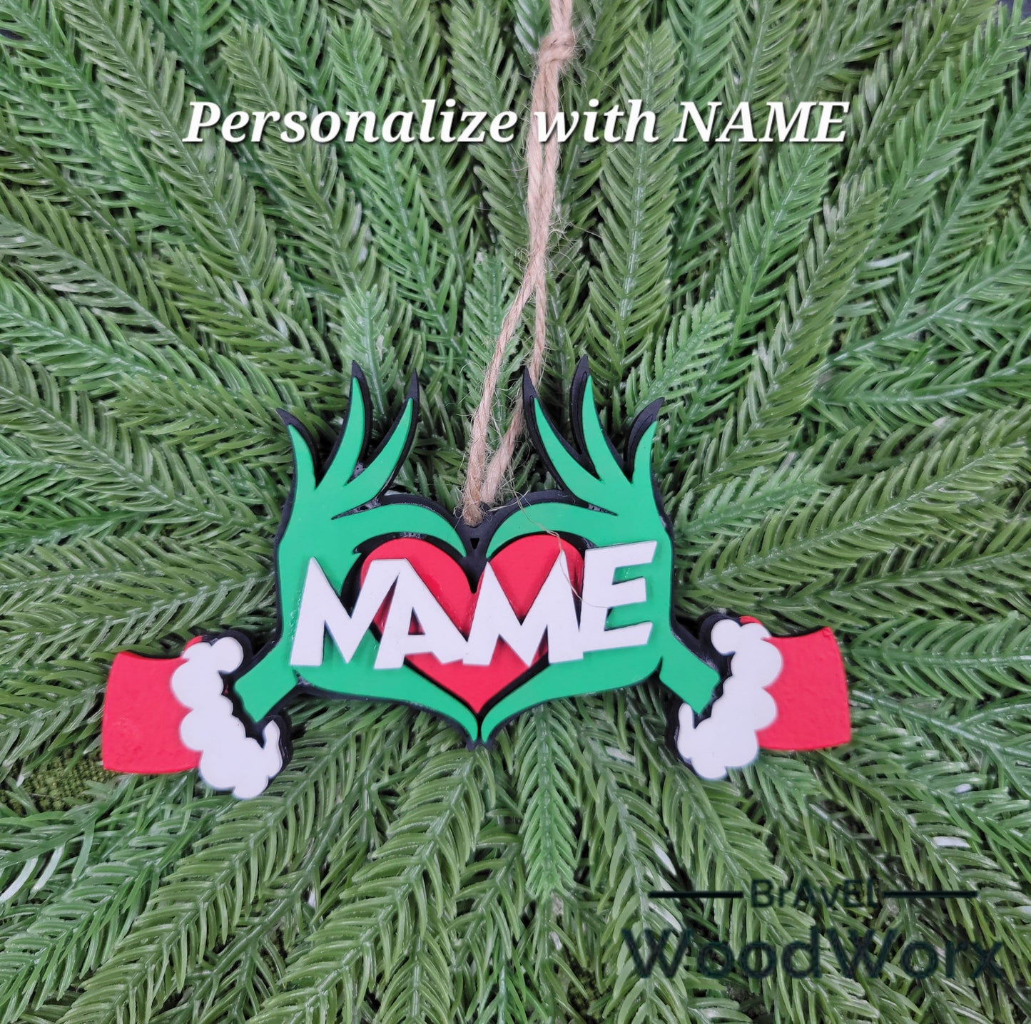 Whoville’s Grinchmas Cheer Ornament – Handmade Holiday Decor for Grinch Lovers