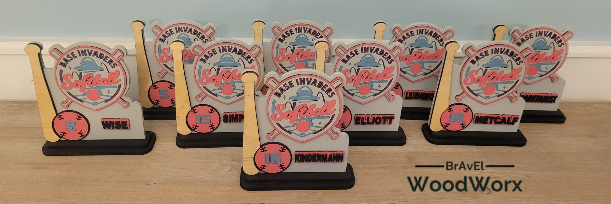 Youth softball keepsake trophy – ideal end-of-season gift for players or teams