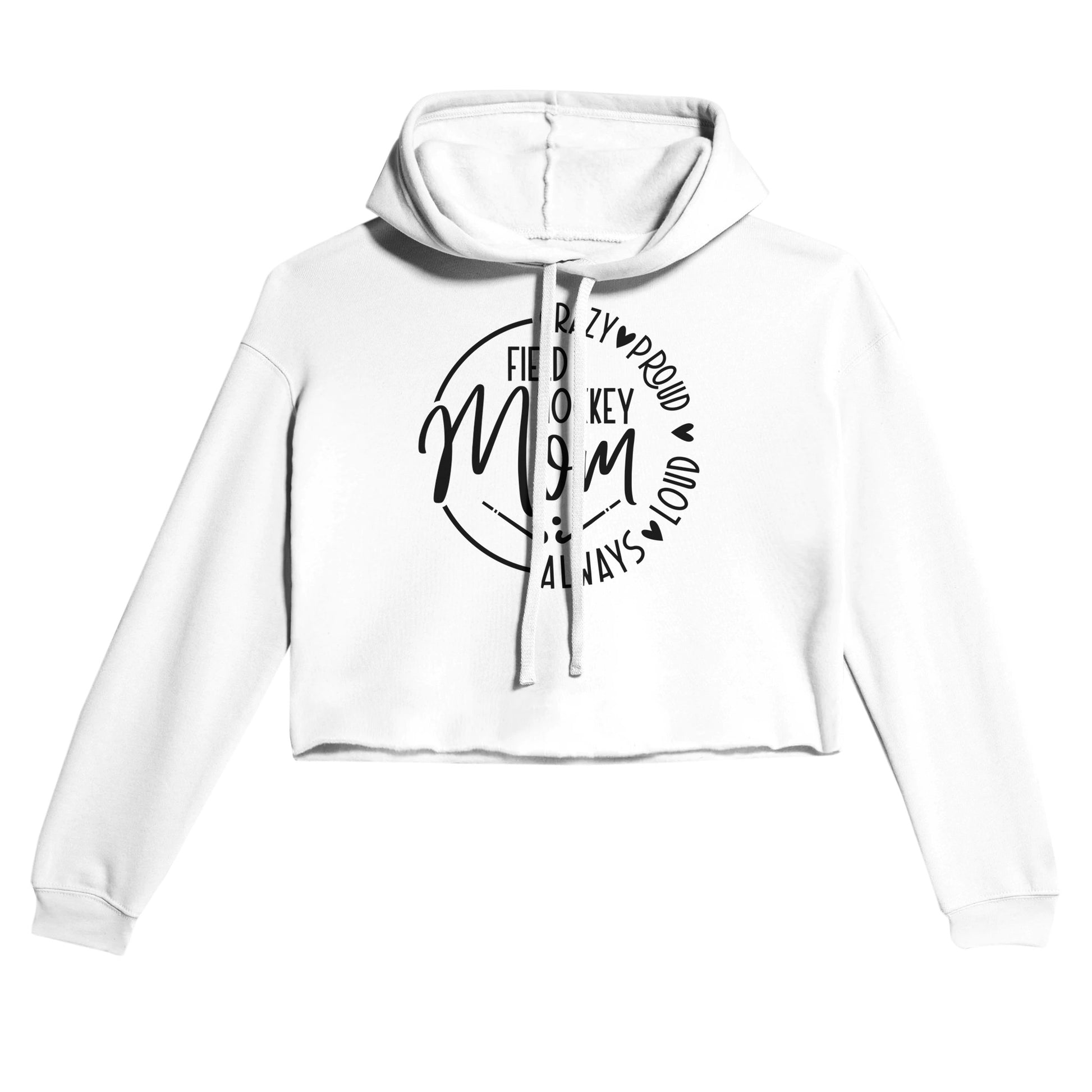 Field Hockey Mom Women's Cropped Hoodie | Bella + Canvas 7502