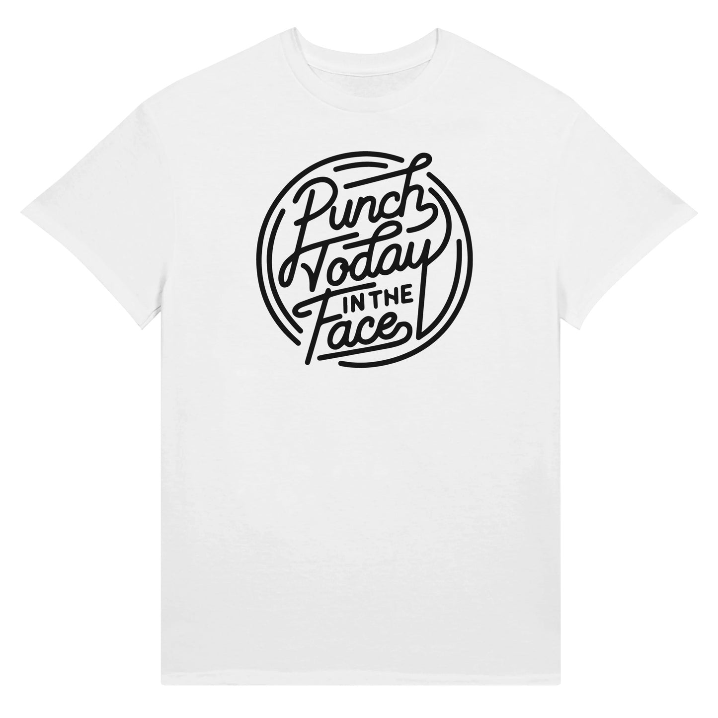 Punch Today in the Face 2 Ultra Cotton Unisex Crewneck T-shirt | Gildan 2000