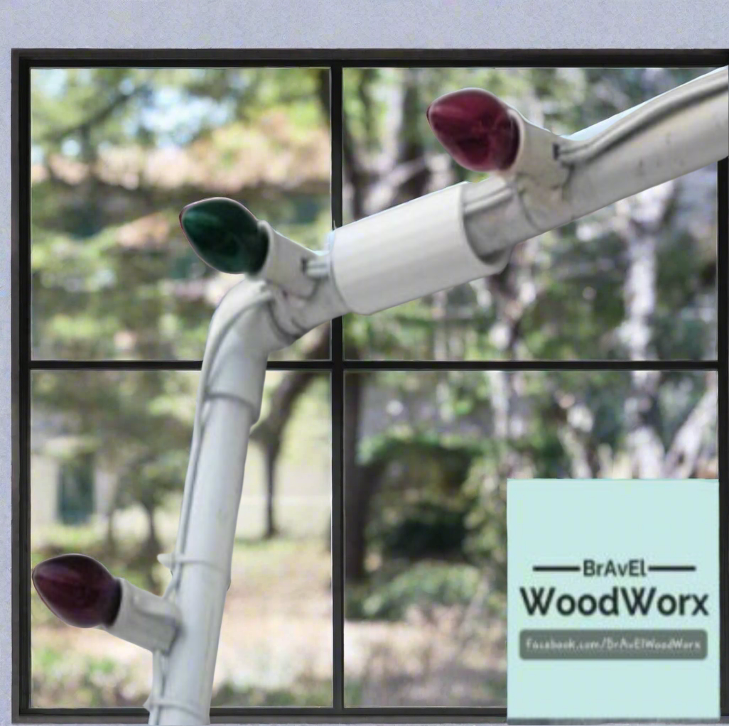 Illuminate & Decorate: PVC Window Frame Light Clips for Effortless Dec ...